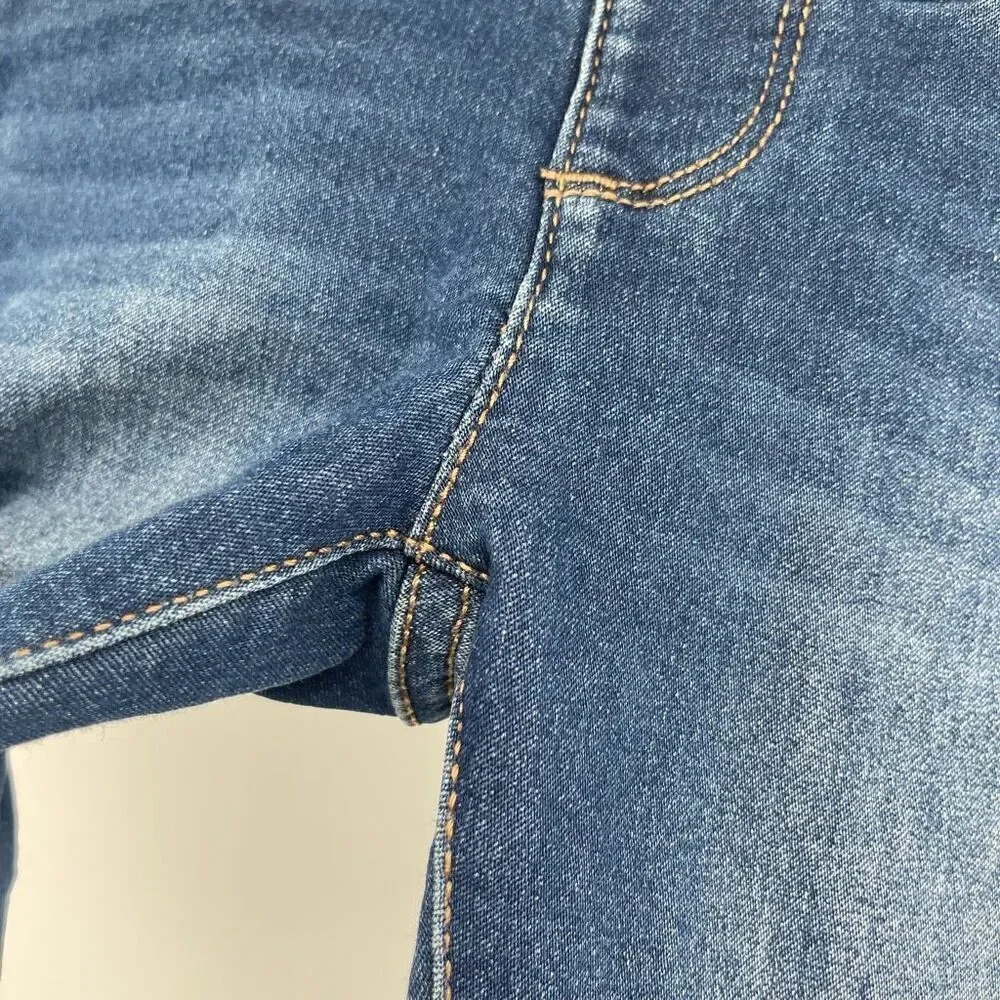 The Children’s Place Girls Dark Wash Knit Denim Jeggings Size 5 Skinny Stretch